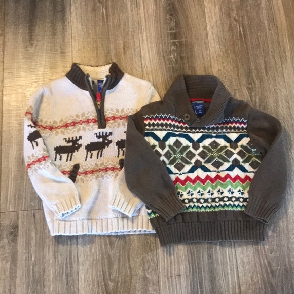 OshKosh B'gosh Other - 2 Genuine Kids Osh Kosh Sweaters Size 4T
